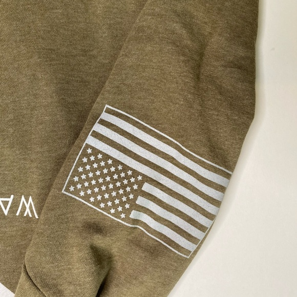 Warriors heart green hoodie size small Next Level Apparel - Picture 7 of 7